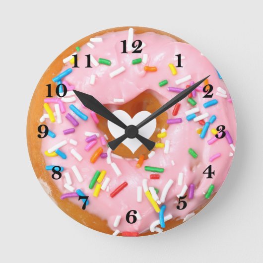 Donut Runde Wanduhr (Vorderseite)