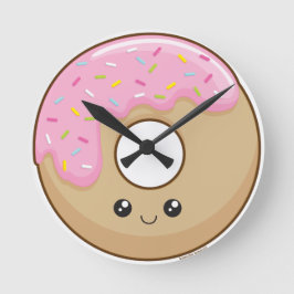 Donut Runde Wanduhr