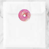Donut Runder Aufkleber (Tasche)