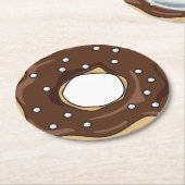 Donut Runder Pappuntersetzer (Angewinkelt)