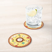 Donut Runder Pappuntersetzer (Vor Ort)