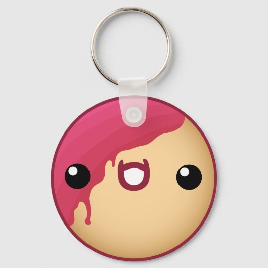 Donut Schlüsselanhänger Red (Vorderseite)
