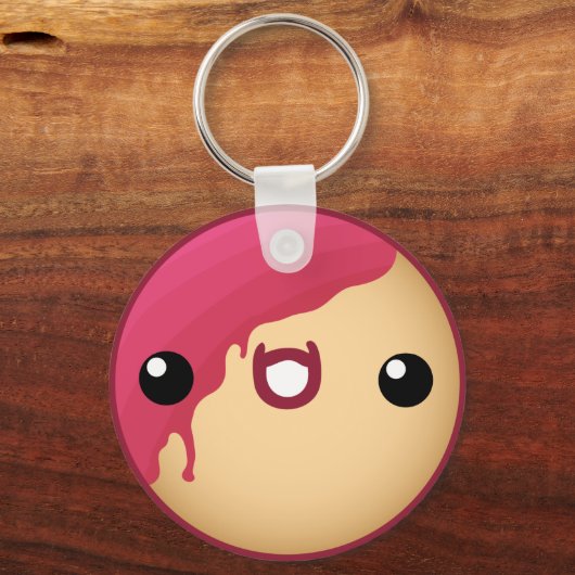 Donut Schlüsselanhänger Red (Vorderseite)