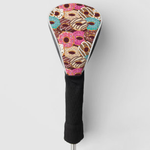 Donut, Schokolade Donut und Schokolade zum Snack Golf Headcover
