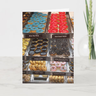 DONUT SHOP BIRTHDAY CARD KARTE