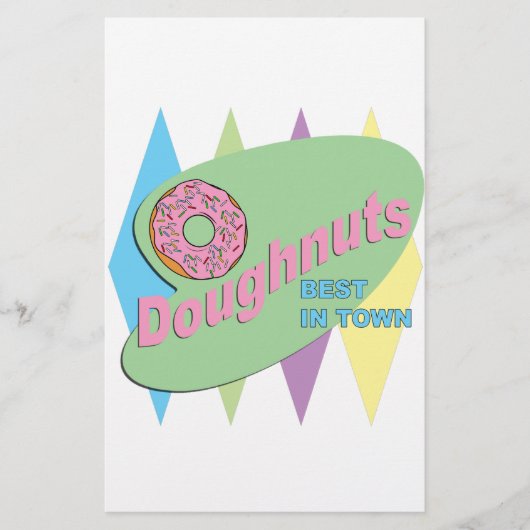 Donut-Shop Briefpapier (Vorderseite)