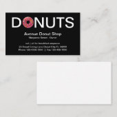 Donut Shop Clever Design Visitenkarte (Vorne/Hinten)
