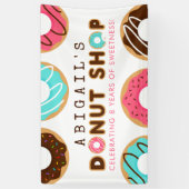Donut Shop Geburtstagsparty Banner (Vertikal)