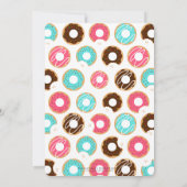 Donut Shop Geburtstagsparty Einladung (Rückseite)