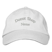 Donut Shop Name bestickter Hut