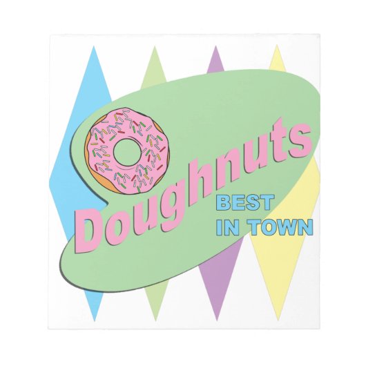 Donut-Shop Notizblock (Vorderseite)