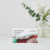 Donut-Shop Visitenkarte (Stehend Vorderseite)