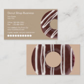 Donut-Shop-Visitenkarten Treuekarte (Vorne/Hinten)
