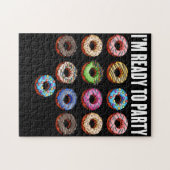 Donut Snack Food Funny Creative Muster Puzzle (Horizontal)
