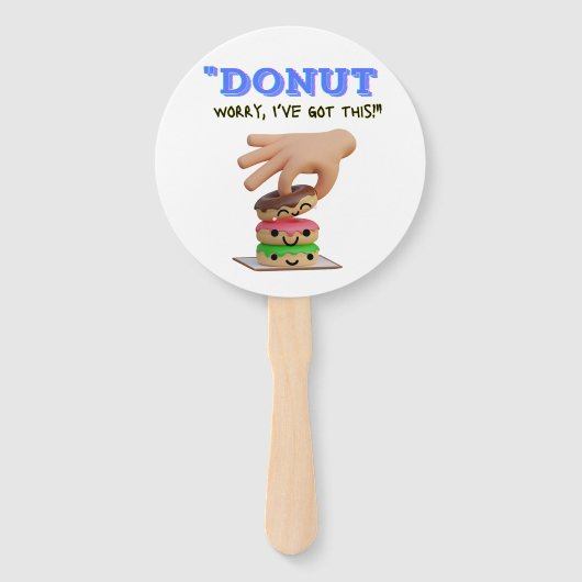 Donut Sorge, das got Fächer (Rückseite)