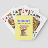 Donut Sorge, das got Spielkarten (Rückseite)
