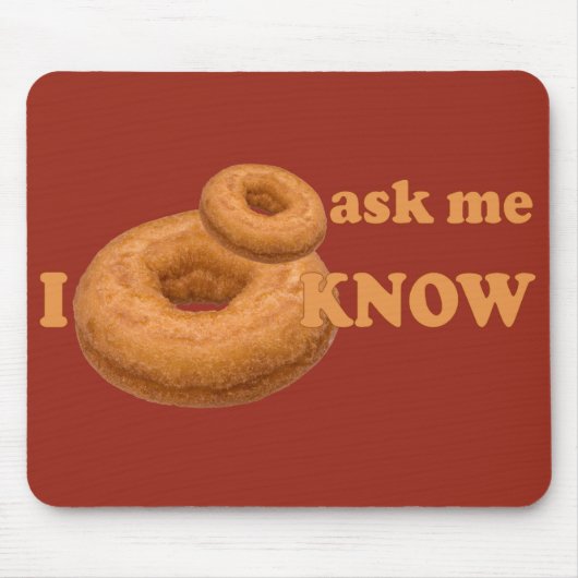 Donut Spaß Custom Mousepad (Vorne)