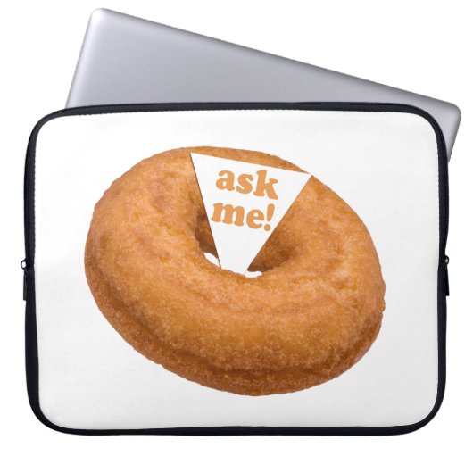 Donut Spaß - individueller Laptop-Ärmel Laptopschutzhülle (Vorderseite)