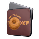 Donut Spaß - individueller Laptop-Ärmel Laptopschutzhülle (Vorderseite Links)