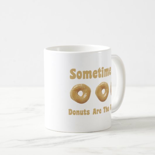 Donut Spaß Kaffeetasse (VorderseiteRechts)