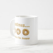 Donut Spaß Kaffeetasse (Vorderseite Links)