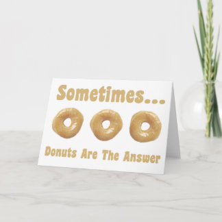 Donut Spaß Karte