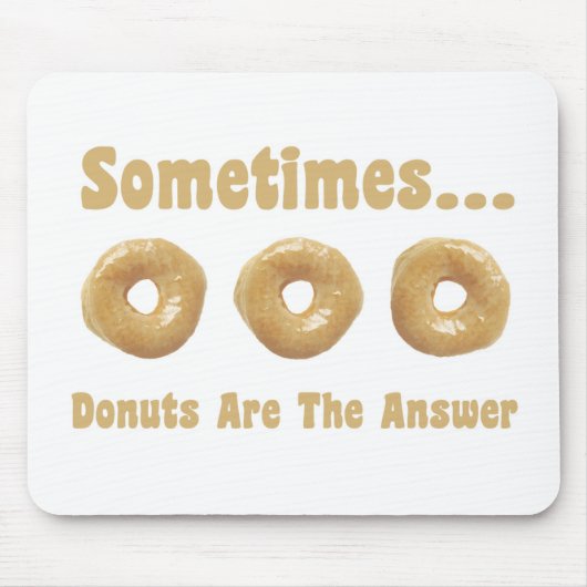 Donut Spaß Mousepad (Vorne)