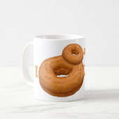Donut Spaß Tasse - wählen Sie Stil, Farbe (Vorderseite Links)