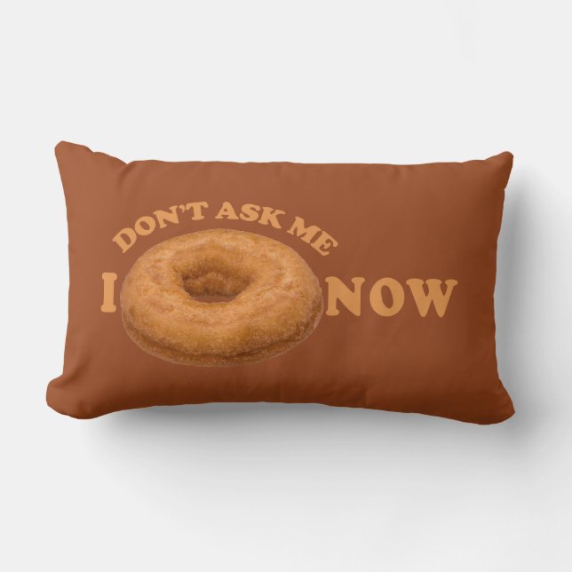 Donut Spaß werfen Kissen (Vorderseite)