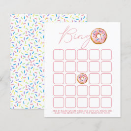 Donut Sprinkle Baby Shower Bingo