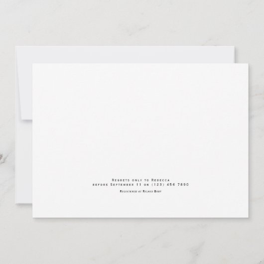 Donut Sprinkle Babyduschtriplets Ankündigung (Rückseite)