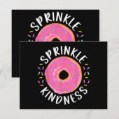 Donut Sprinkle Kindness Funny Girls - Frauen Dough (Vorne/Hinten)