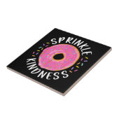Donut Sprinkle Kindness Funny Girls - Frauen Dough Fliese (Seite)