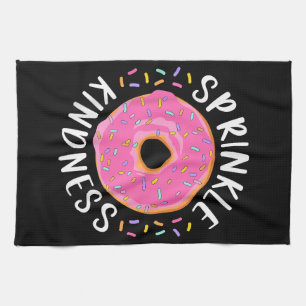 Donut Sprinkle Kindness Funny Girls - Frauen Dough Geschirrtuch
