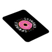 Donut Sprinkle Kindness Funny Girls - Frauen Dough Magnet (Rechte Seite)