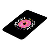Donut Sprinkle Kindness Funny Girls - Frauen Dough Magnet (Linke Seite)