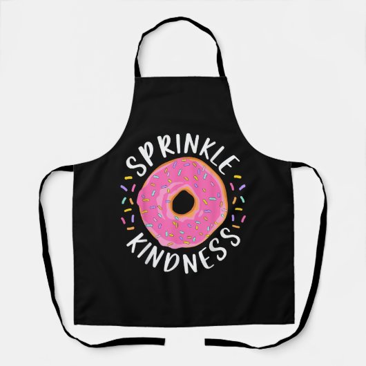 Donut Sprinkle Kindness Funny Girls - Frauen Dough Schürze (Vorderseite)