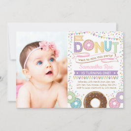 Donut Sprinkles Geburtstag Doughnut Party Einladun Einladung
