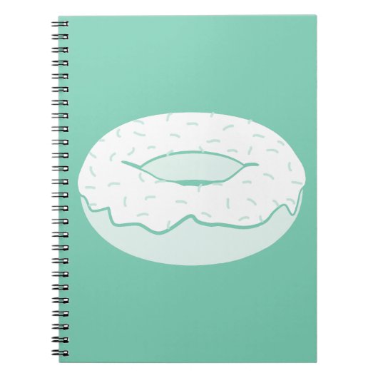 Donut-Sprinkles Notizblock (Vorderseite)