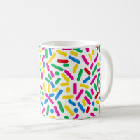 Donut Sprinkles Patterns Tasse: Ein Spaß und Whims
