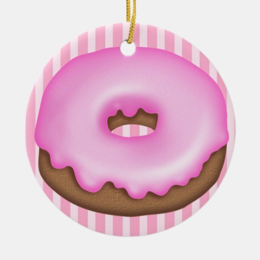 Donut - SRF Keramik Ornament (Vorne)