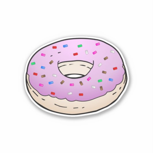 Donut Sticker (Vorderseite)
