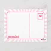 Donut Stopp Glaube' Postkarte (Rückseite)