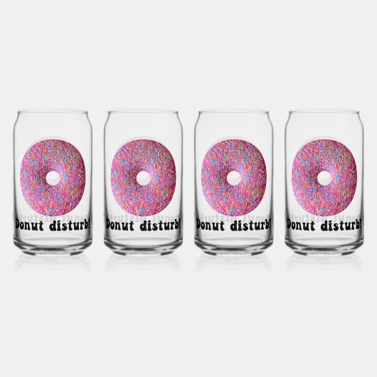 Donut-Störung Dosenglas (Vorderseite)