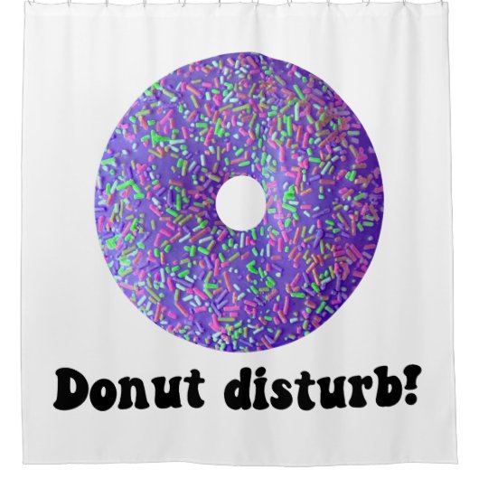 Donut-Störung Duschvorhang (Vorderseite)