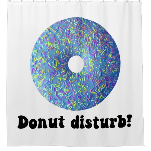 Donut-Störung Duschvorhang (Vorderseite)