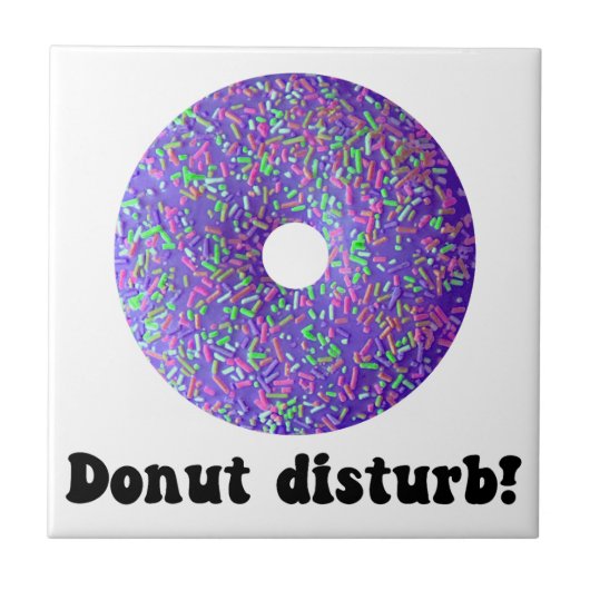 Donut-Störung Fliese (Vorderseite)