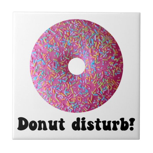 Donut-Störung Fliese (Vorderseite)