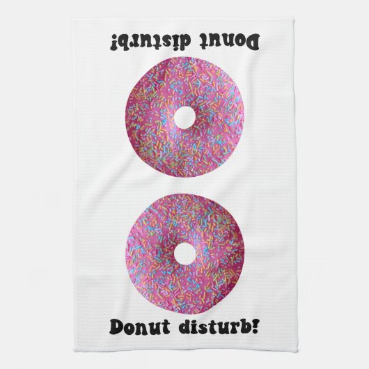 Donut-Störung Geschirrtuch (Vertikal)