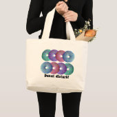 Donut-Störung Jumbo Stoffbeutel (Vorderseite (Produkt))